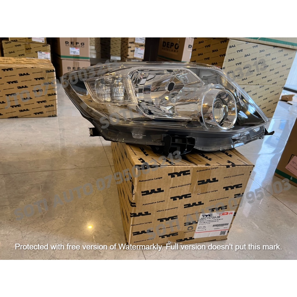 Đèn pha Toyota Fortuner(11-15), bi halogen