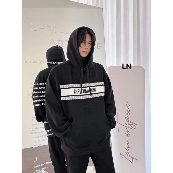 Áo hoodie nỉ cotton chít tan LN12