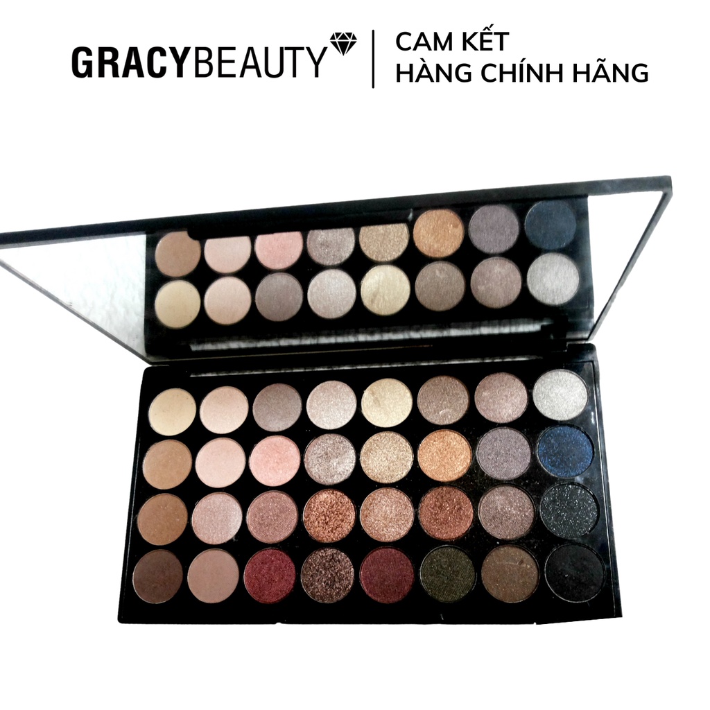 Bảng mắt 32 màu Revolution Eye Shadow Palette Flawless 16G