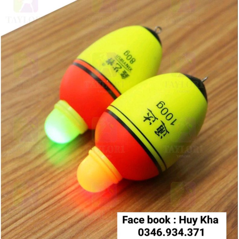 Phao nổi câu mè, phao điện câu ngày và đêm. 50g -80g-100g ( kèm pin)
