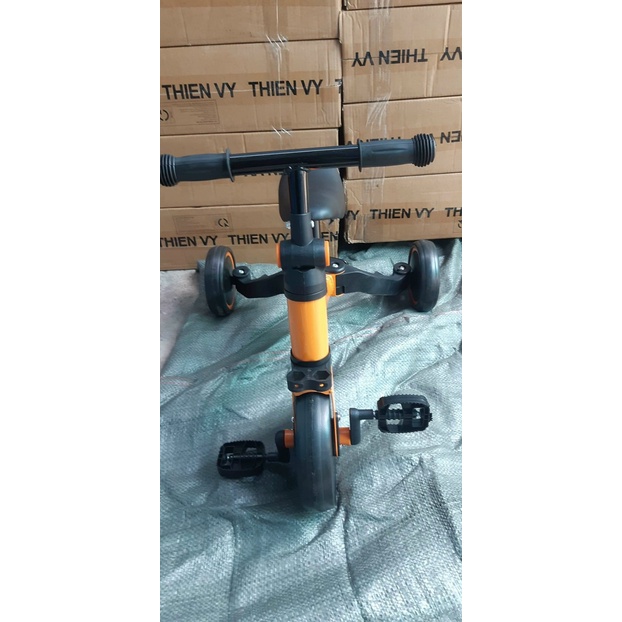 Xe đạp cân bằng 3 bánh 3 in 1 cho bé Hkm Grow, xe tập đi - Ngocken88