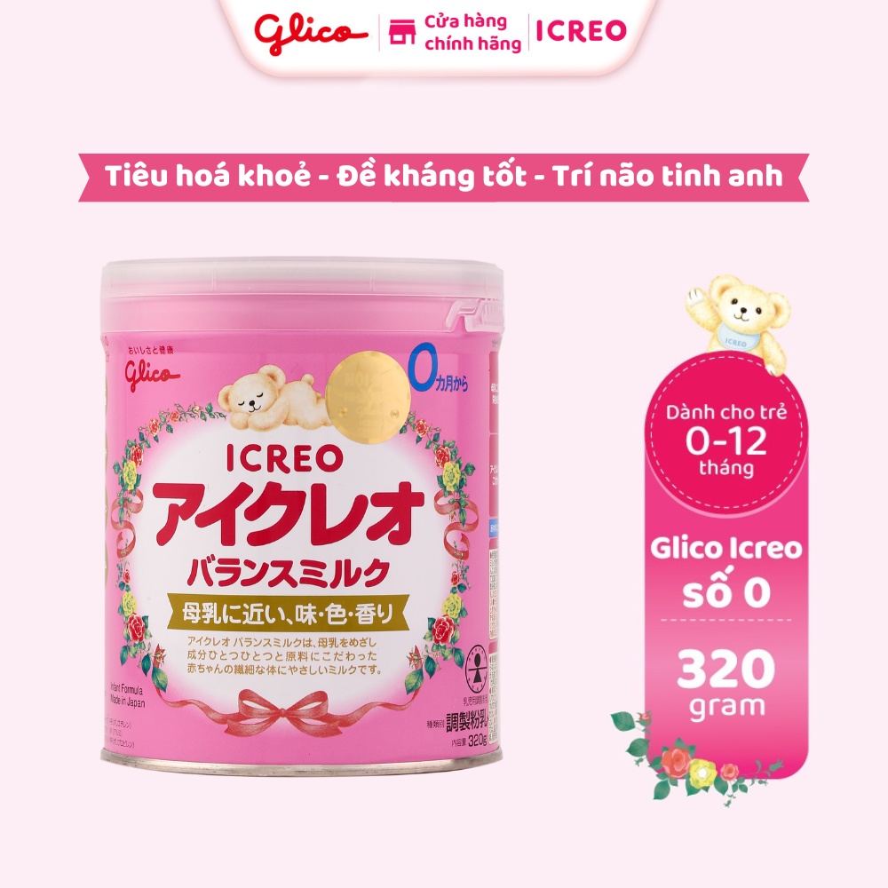Sữa Glico Icreo Balance Milk (Icreo Số 0) - Lon 320g