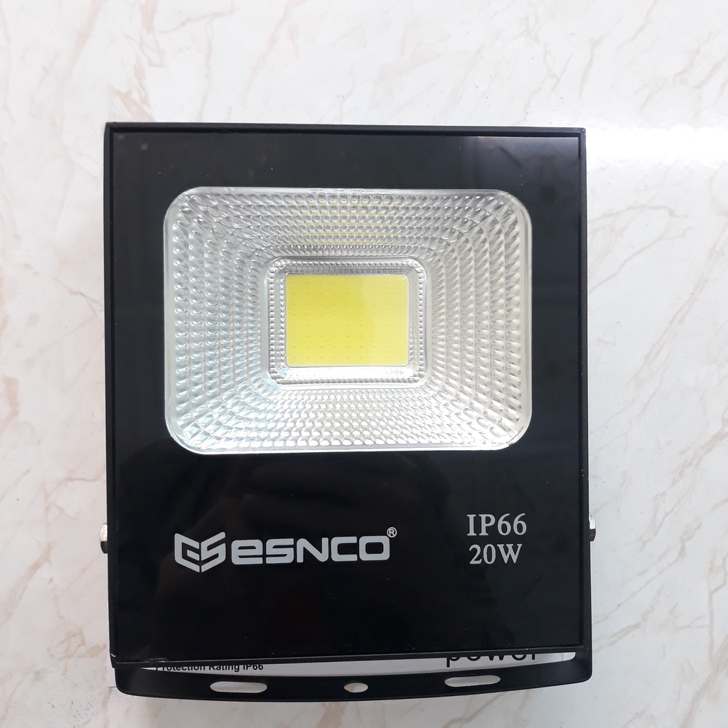 Đèn pha led 20W ENSCO chuyên công trình bảng hiệu, trang trí sân vườn chống nước IP66 - QM.DD048