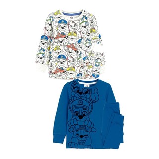 Set 2 bộ thun bé trai h&m 100%cotton in chú chó cứu hộ size 1-10y