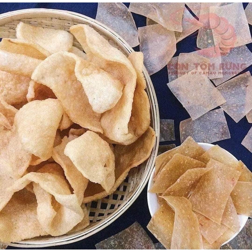 Bánh phồng tôm Con Tôm Rừng chuẩn Organic 100% loại 300gr/500gr