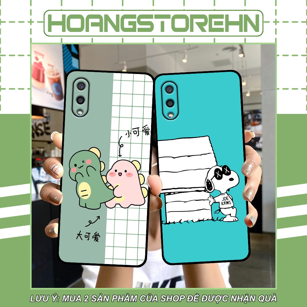 Ốp lưng Samsung A02 / M02 in hình quả bơ, hươu, khủng long siêu dễ thương