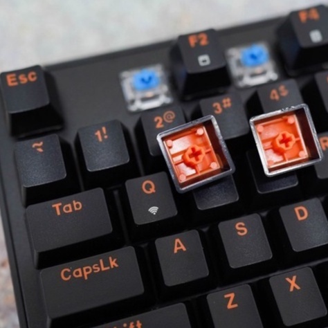 Bàn phím cơ không dây Dareu EK807G / EK810G  Double shot,2.4Ghz - Hàng chính hãng