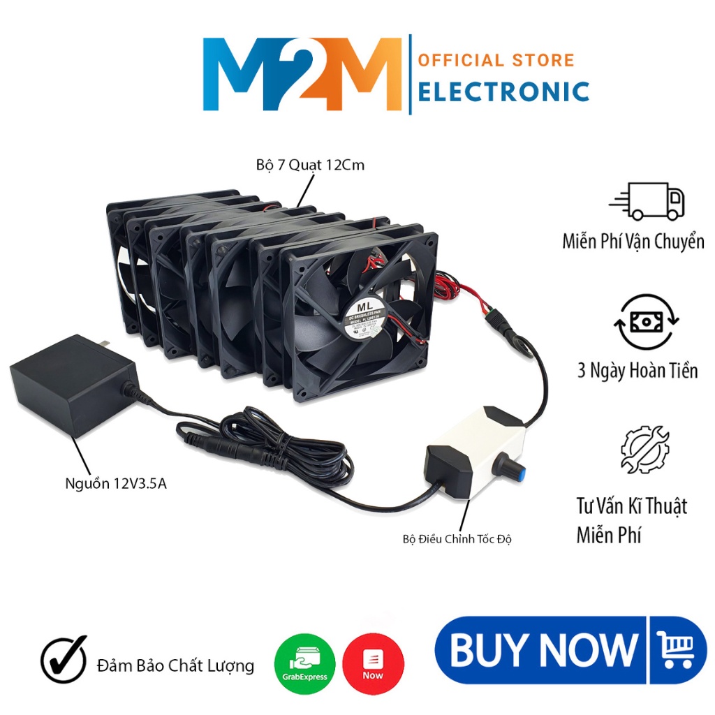 Bộ Quạt Tản Nhiệt Phone farm Làm Mát Máy Tính Máy Biến Tần Quạt Thông Gió Làm Mát Điện Thoại Có Điều Chỉnh Tốc Độ