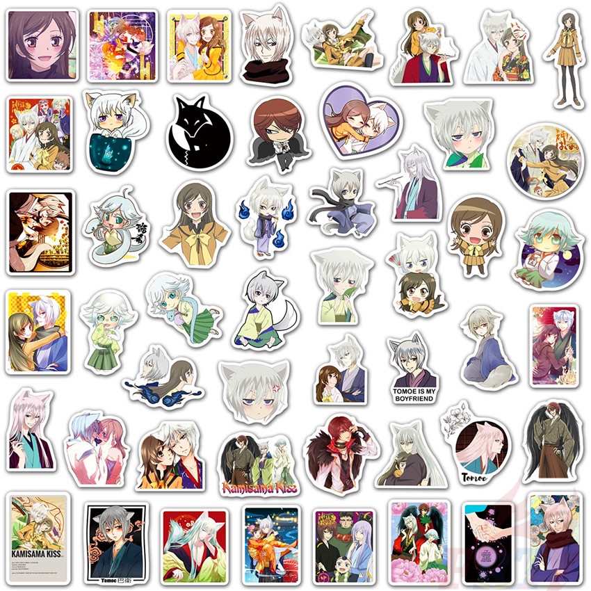 Bộ 100 Cái ❉ Nhãn Dán Kamisama Love Series A Kamisama Kiss ❉ Sticker Dán Tường Chống Thấm Nước Họa Tiết Doodle Hợp Thời Trang