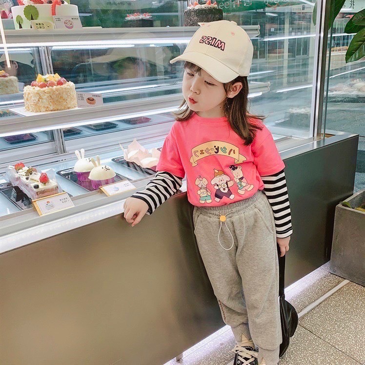 Lyvyshop - (Cotton SG chính phẩm) Áo dài phối tay siêu dễ thương cho bé gái từ 09-26kg