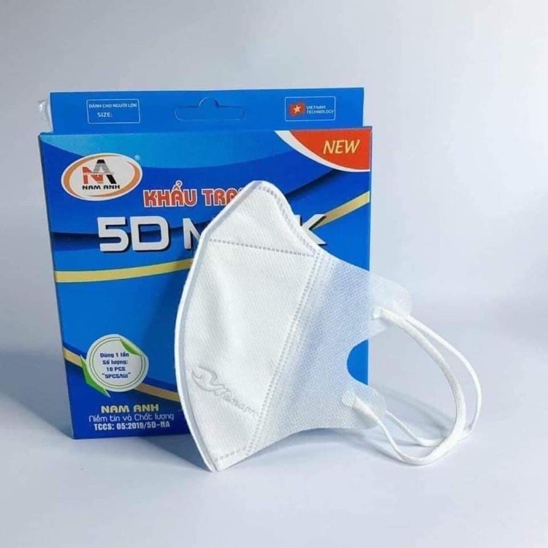 [Combo 100 cái] Khẩu trang 5D mask FAMAPRO quai thun khẩu trang y tế kháng khuẩn dày 3 lớp vải không dệt
