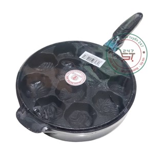 Khuôn nướng làm bánh bông lan chống dính có tay cầm 12 lỗ bánh Huỳnh Anh dùng nhiều loại bếp