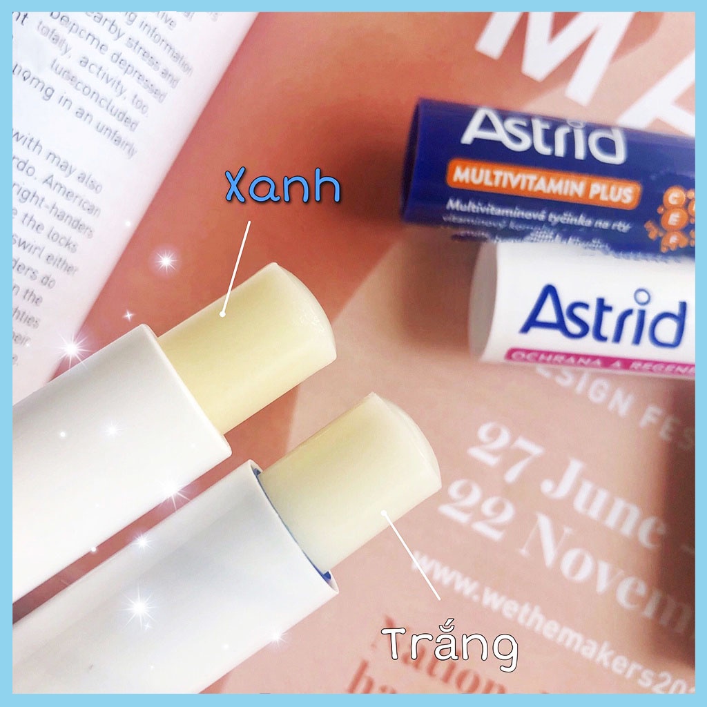 Son dưỡng môi mỡ hươu Astrid Multivitamin tẩy da chết, tái tạo môi mềm, ẩm, Son dưỡng Astrid - Sarah Beaute