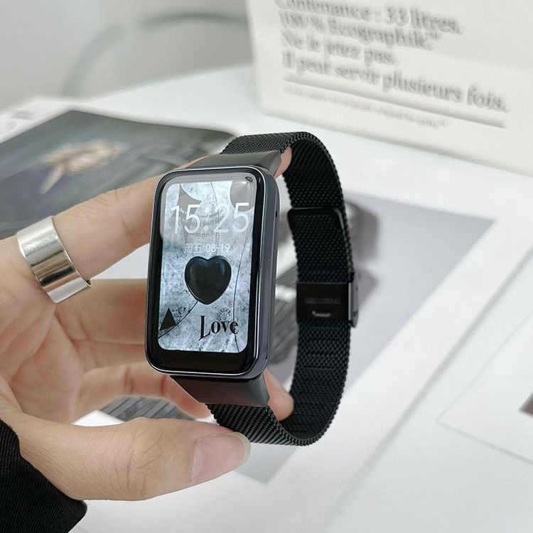 Phù Hợp Dây Đeo Thay Thế Bằng Thép Không Gỉ Có Khóa Kim Loại Cho Xiaomi mi band 7 pro / 7pro