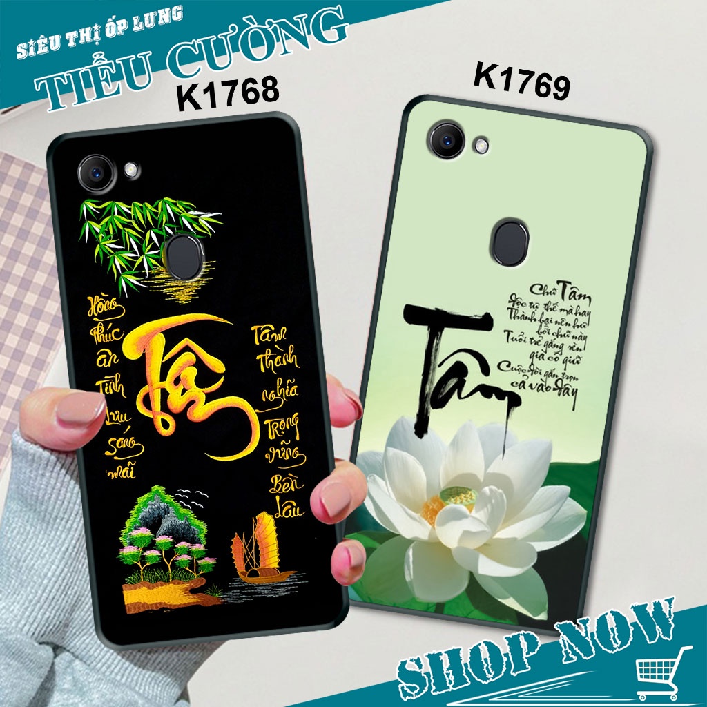 Ốp Oppo F7 / F7 YOUTH in hình Họa tiết Thư Pháp siêu chất