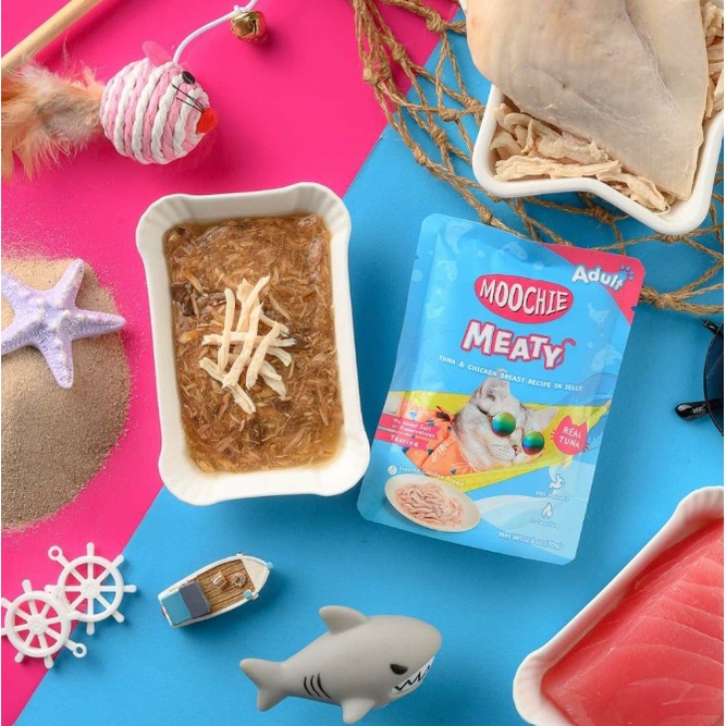 Pate Moochie Meaty Gói 70g Nhập Khẩu Từ Thái Lan