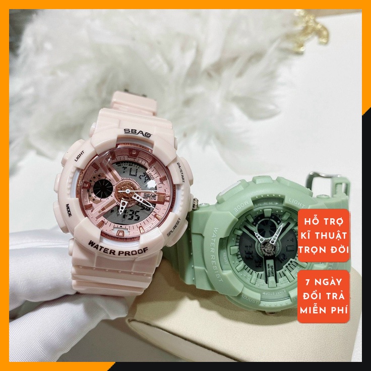 Đồng hồ nam, nữ SBAG unisex dây thép kiểu dáng thể thao cá tính cho tuổi teen