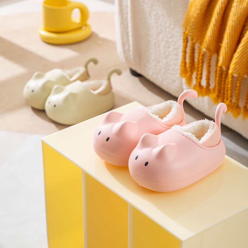 Hàng Mới Về Dép Cotton Đi Trong Nhà Chống Trượt Thời Trang Mùa Đông Cho Bé Pine241