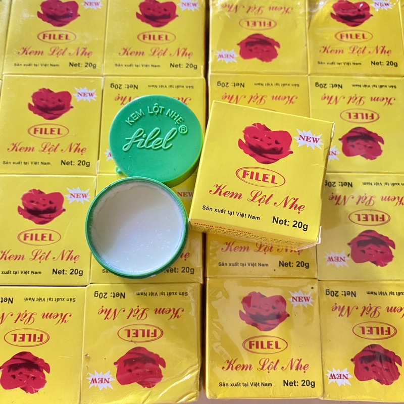 Kem Lột Nhẹ FILEL Loại Bỏ Tế Bào Khô Trên Da, Nám, Đốm Nâu 20g- Thành Phần Trộn Kem