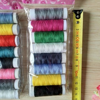 Gói 8 cuộn chỉ may vá đủ màu