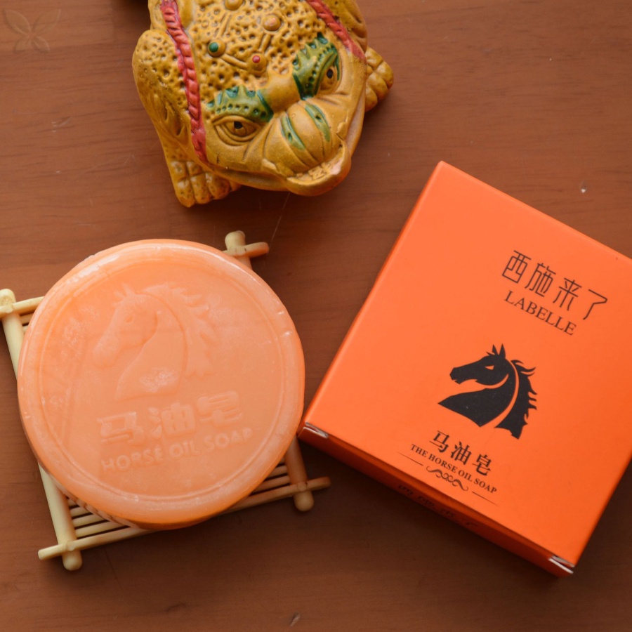 Xà Phòng Tinh Dầu Ngựa handmade Làm Sạch Da Mặt 80g