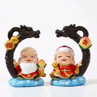 Tượng Ông tơ Bà nguyệt dáng đáng yêu Decor-Home