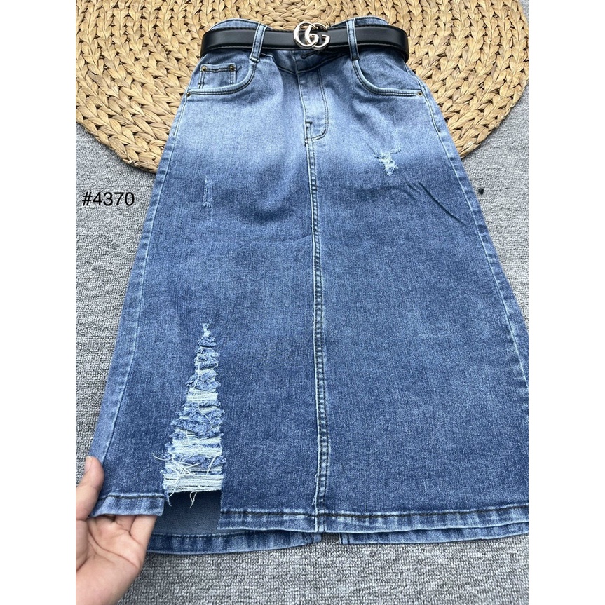 CHÂN VÁY JEAN 4370 BIG SIZE ( 55 - 90 KG )