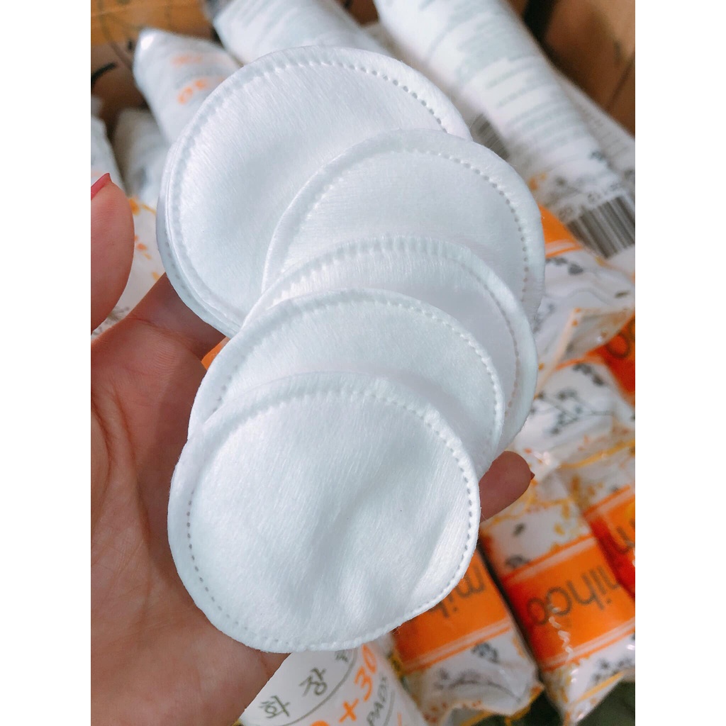 Bông tẩy trang Mihoo 120+30 Cotton Pad Chính Hãng