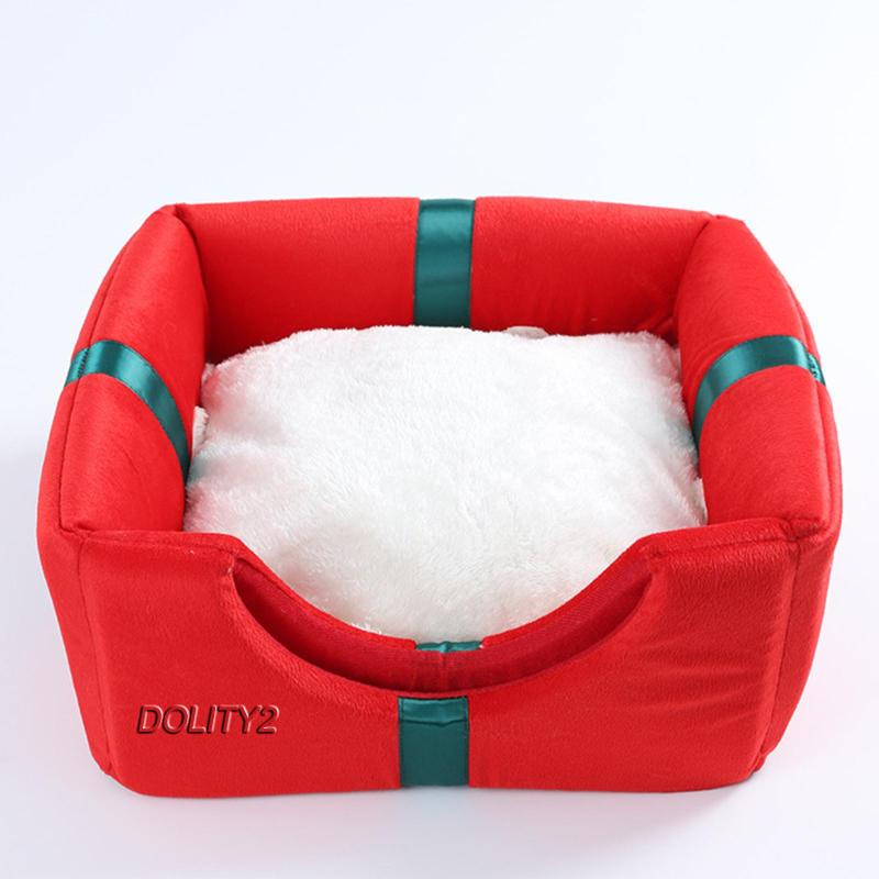 [Dolity2] Giường Ngủ Ấm Cúng Kennel Cozy Có Gối Có Thể Giặt Được Cho Mèo