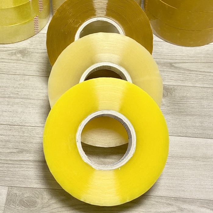 (GIÁ XƯỞNG) Băng dính 1kg/cuộn x 400m - Siêu dính Đủ cân Lõi Giấy 5li