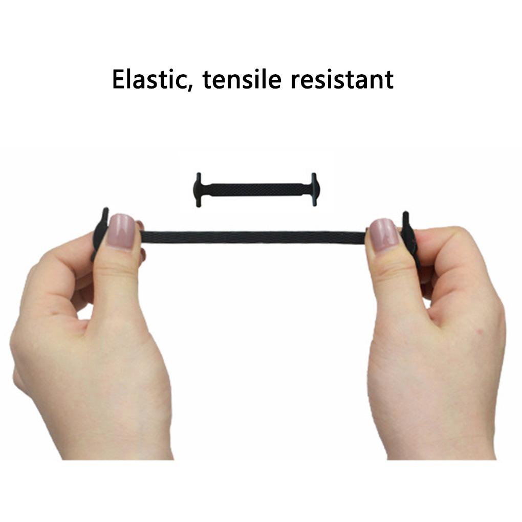 [hxbgxb] Set 16 Khóa Dây Giày Co Giãn Không Cần Buộc