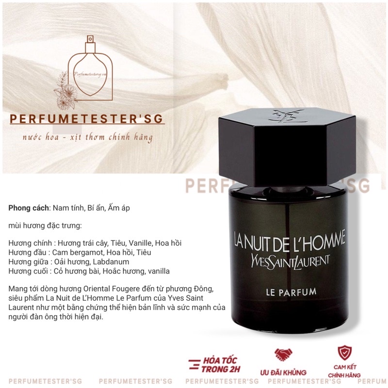 Nước hoa YSL La Nuit De L’Homme Le Parfum -𝒑𝒆𝒓𝒇𝒖𝒎𝒆𝒕𝒆𝒔𝒕𝒆𝒓