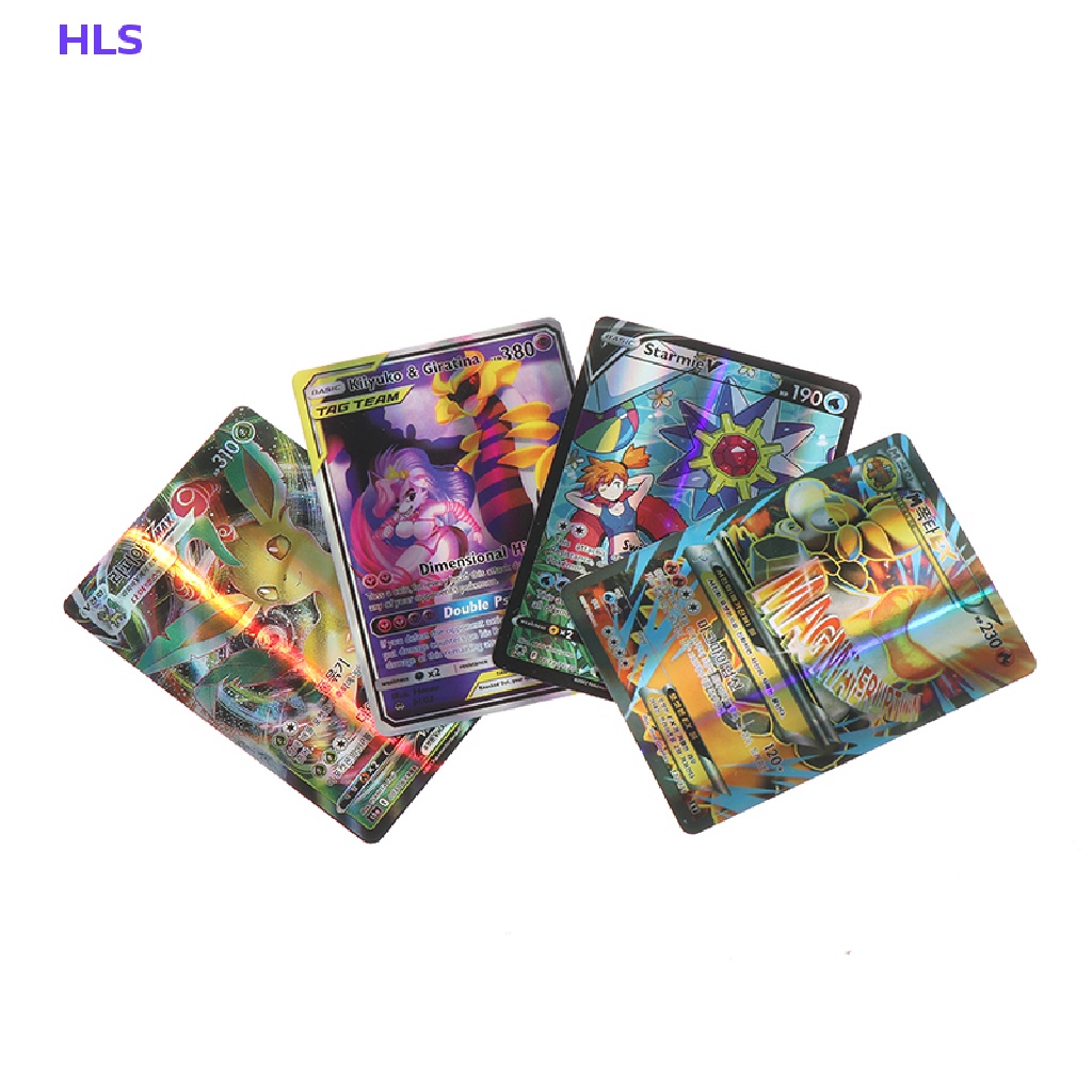 Bộ 100 / 120 Thẻ Bài Pokemon VSTAR Vmax GX Kiểu Hàn Quốc