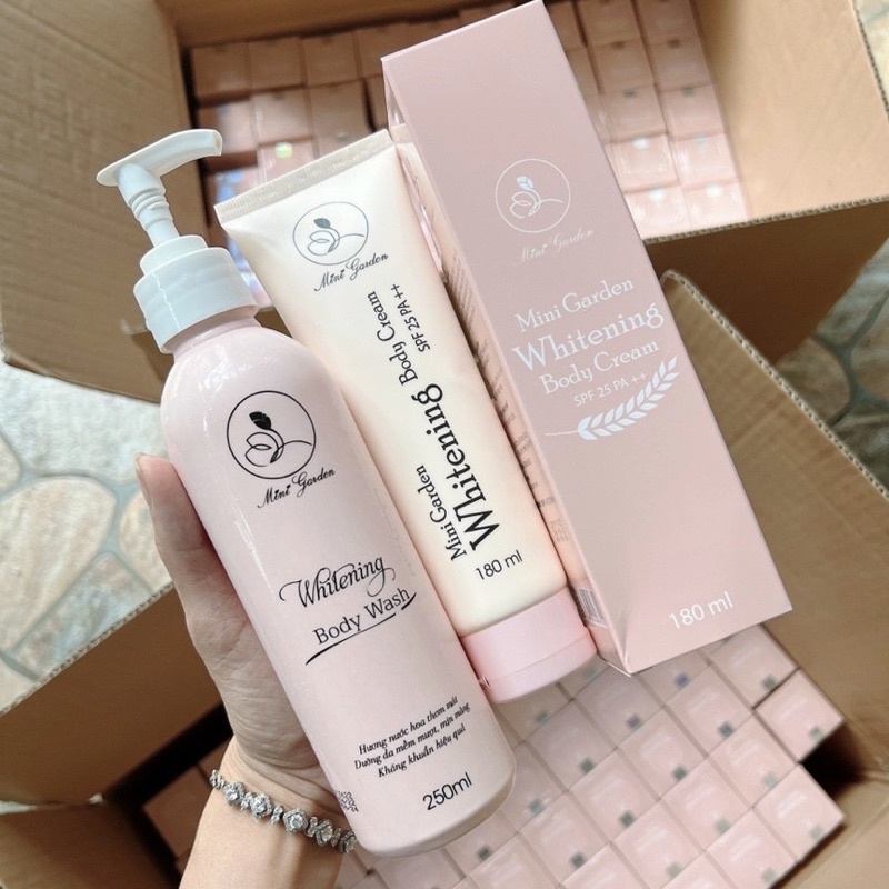 SỮA TẮM MEN BIA MINI GARDEN - MINI GARDEN WHITENING BODY WASH 250ml