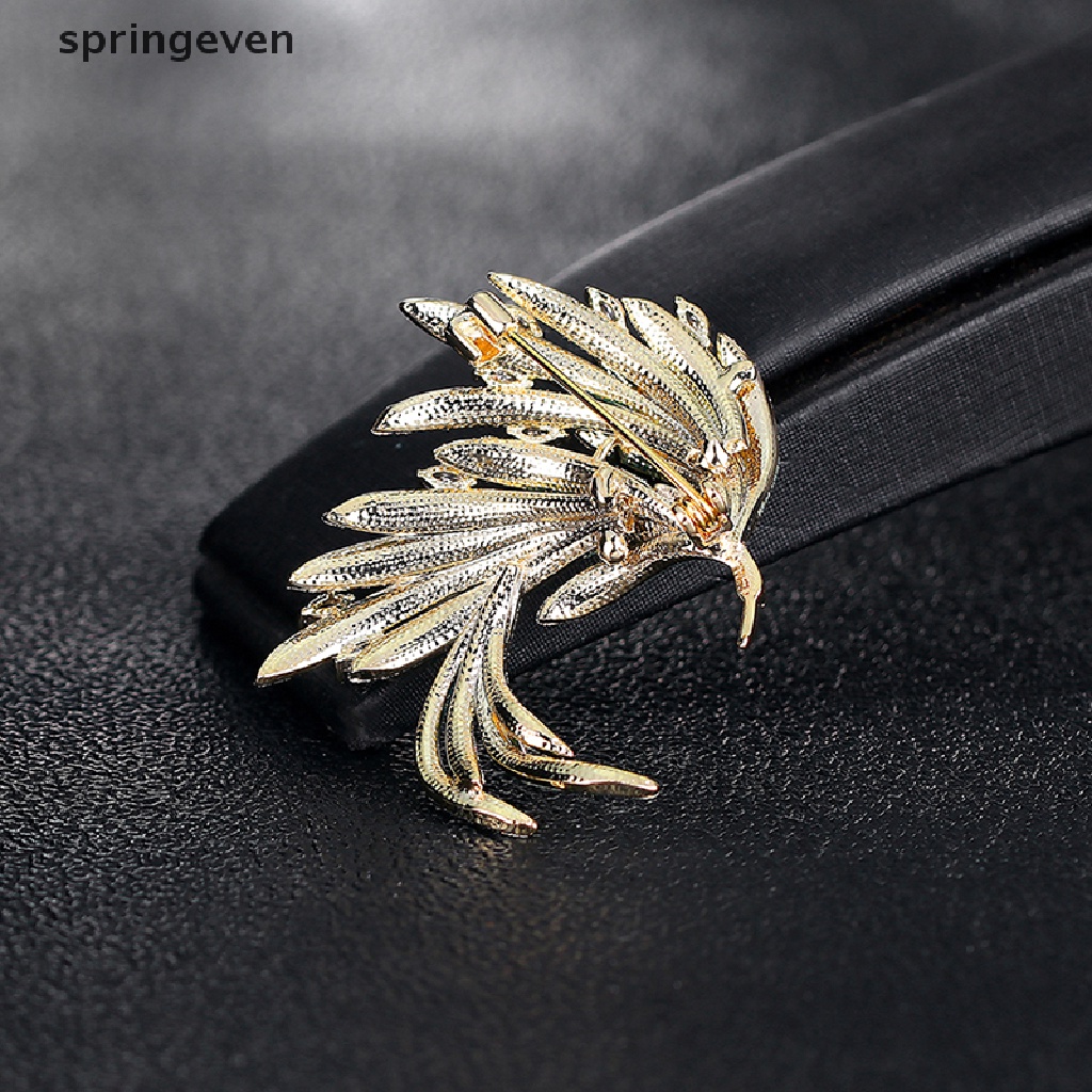 Trâm Cài Áo Hình Chim Phượng Hoàng Đính Pha Lê Tráng Men Thời Trang Cho Nữ