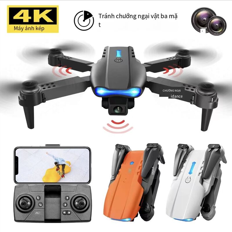 ⚡️Flycam 4k E99pro Drone HD DRONE Camera tiêu điểm tự động Kép Có Định Vị 4K WiFi DRONE với điều khiển từ xa🔥 