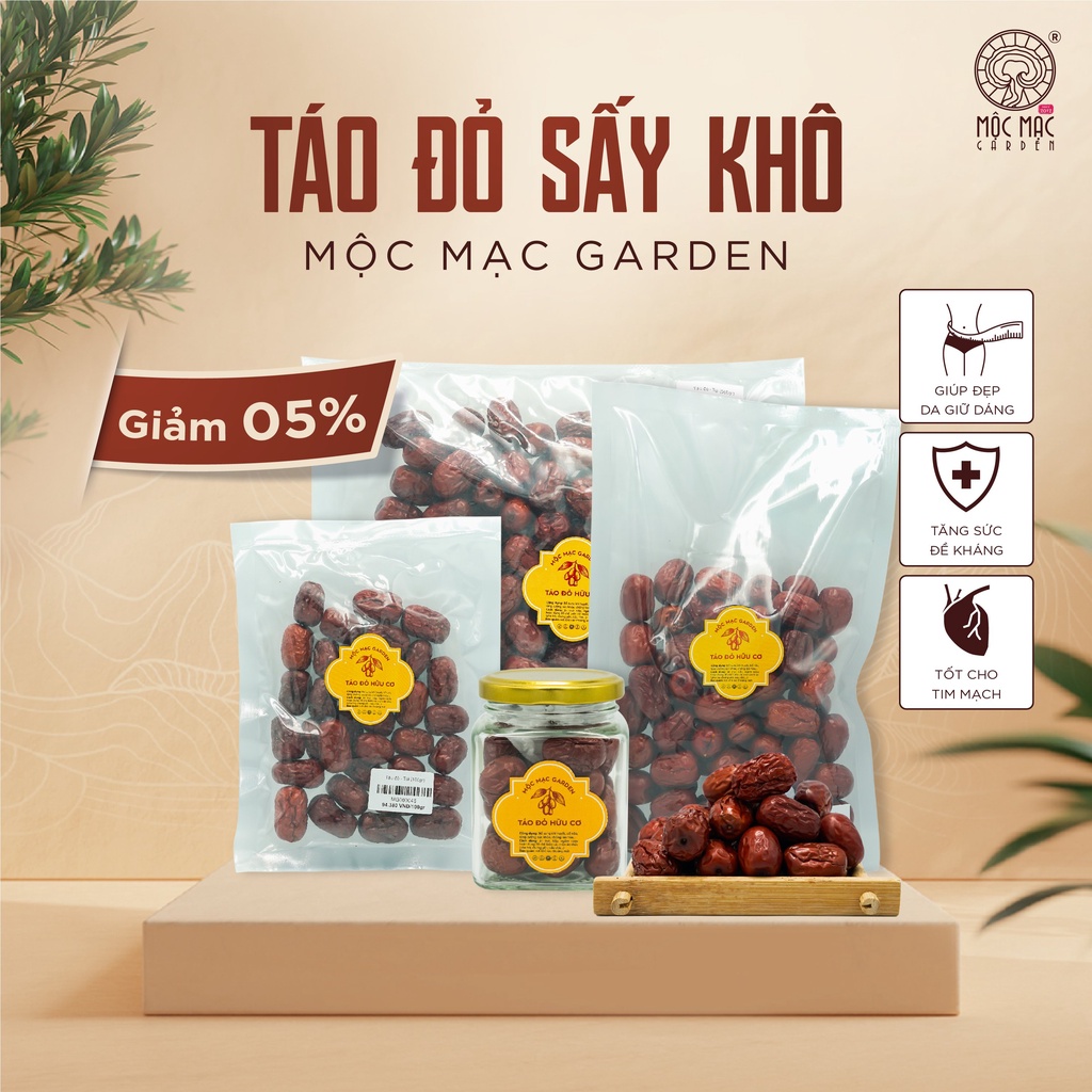 Táo Đỏ Sấy Khô SamSung Hàn Quốc Kèm túi xách - 1kg