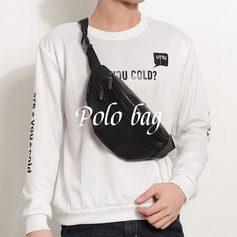 Túi Đeo Chéo Da PU Phong Cách Âu Mỹ Cho Nam