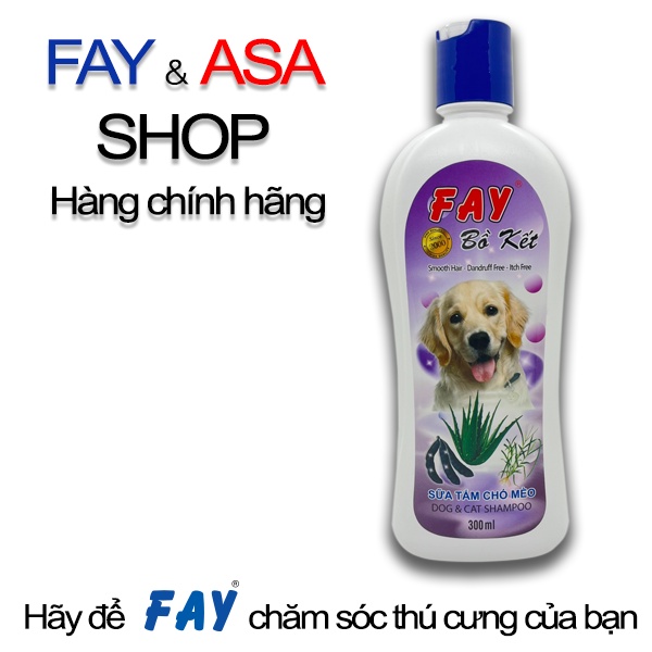 Sữa Tắm Chó Mèo Fay Bồ Kết 300ml