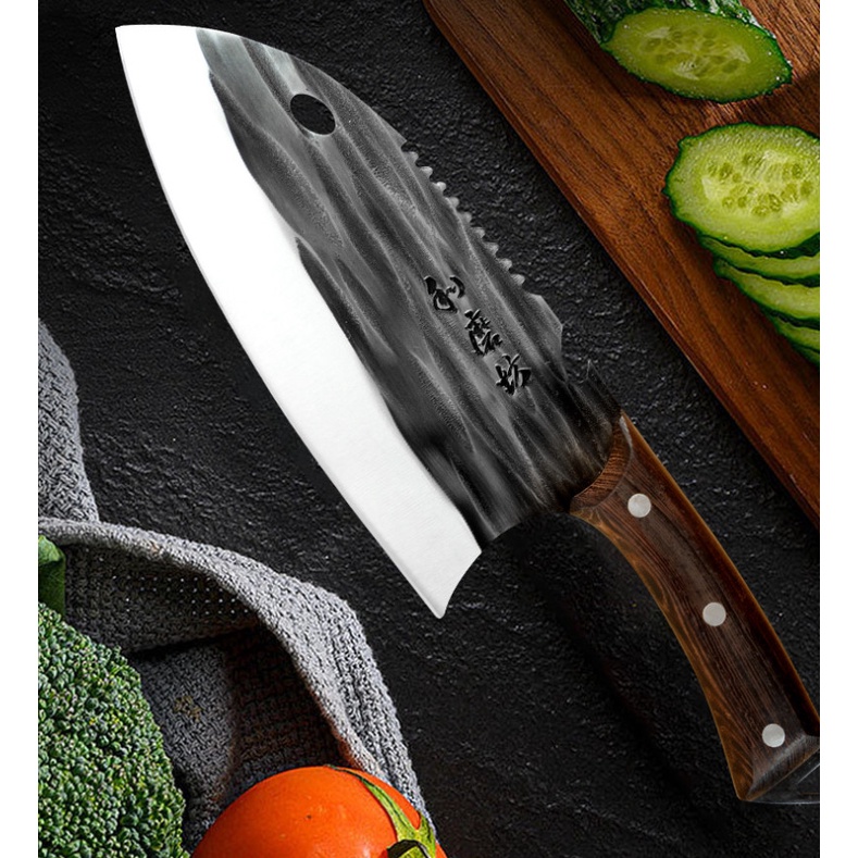Dao chặt xương nhà bếp cao cấp nhật bản thiết kế thép không gỉ chuyên dùng để chặt thái siêu sắc đa năng
