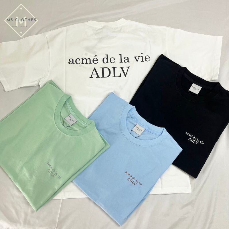 Áo phông ADLV basic logo đen chính hãng nam nữ