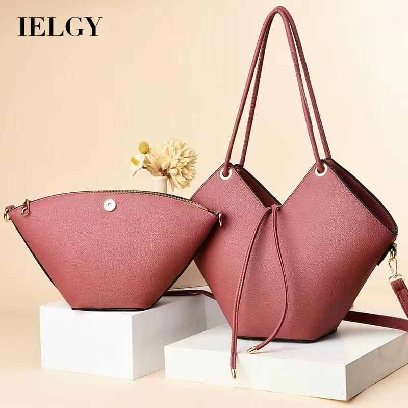 Ielgy Túi Xách Đeo Chéo Cỡ Lớn Thiết Kế Đơn Giản Thời Trang Cho Nữ