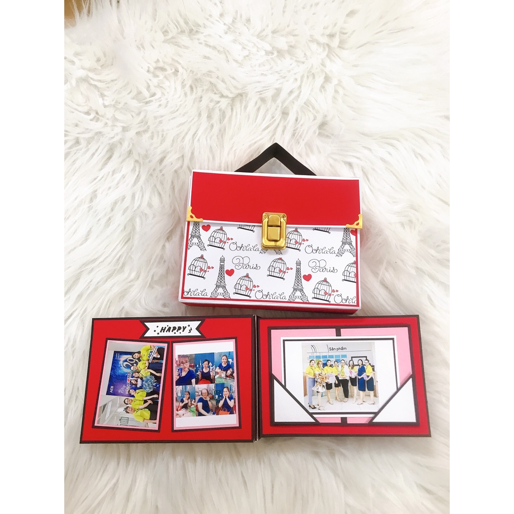 Scrapbook hình chiếc túi xách độc lạ chứ 50 hình