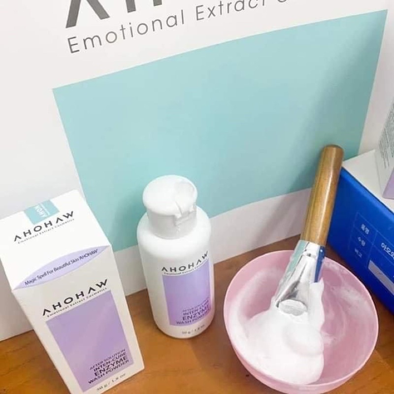 Bột Rửa Mặt Enzyme Ahohaw Enzyme Wash Powder 50g