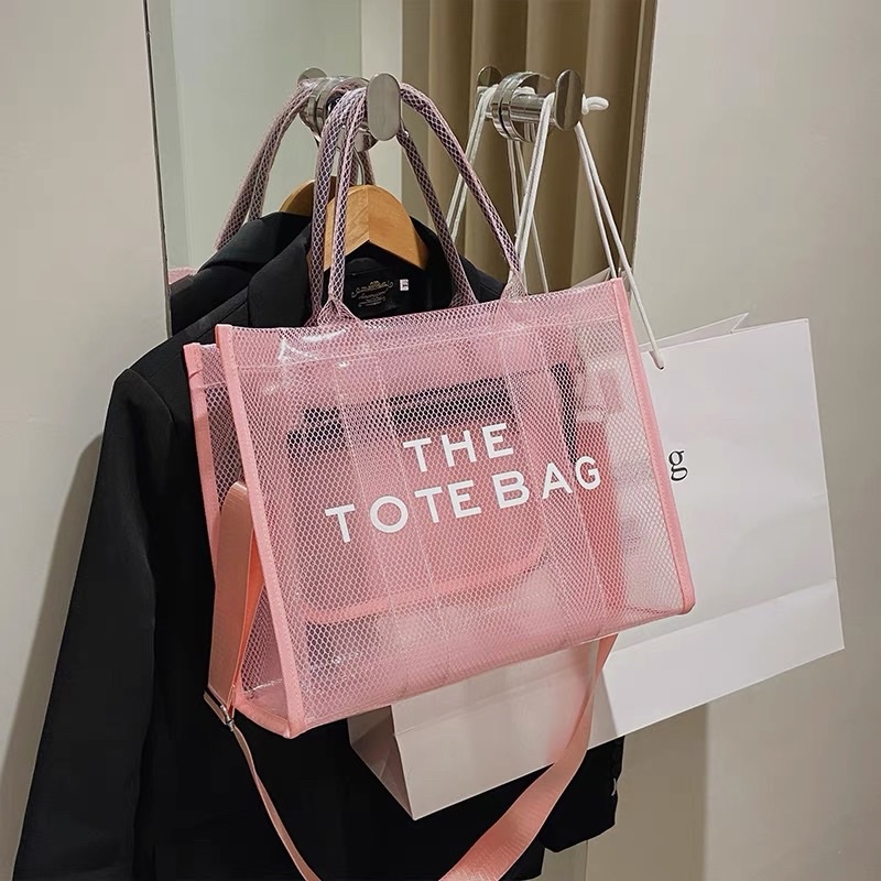 𝖙𝖍𝖊 𝖇𝖑𝖚𝖊 - Túi THE TOTE BAG trong suốt độc đáo thời trang 2022