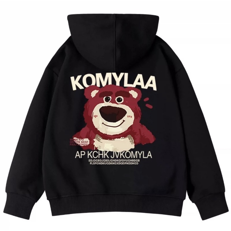 Áo khoác nỉ fom rộng unisex