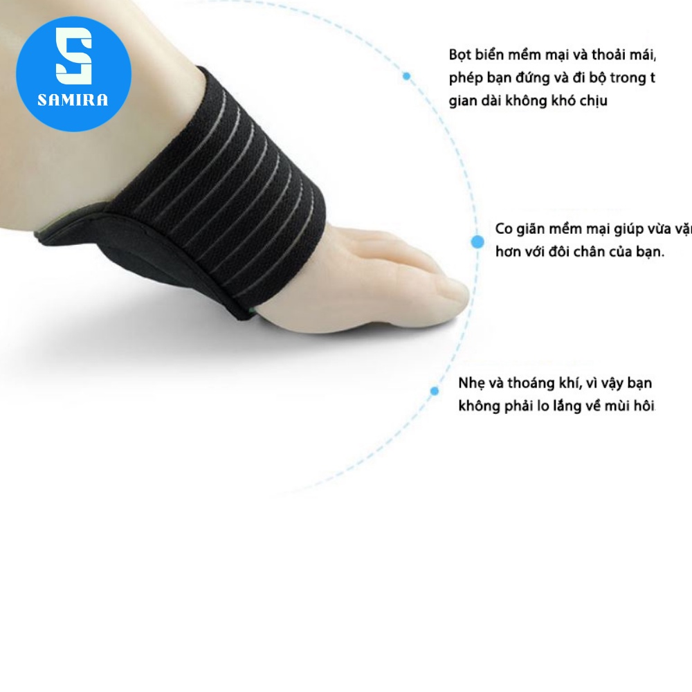 Bộ 2 miếng đệm lót chân massage giảm đau lòng bàn chân nam nữ tăng cường tuần hoàn máu SA31