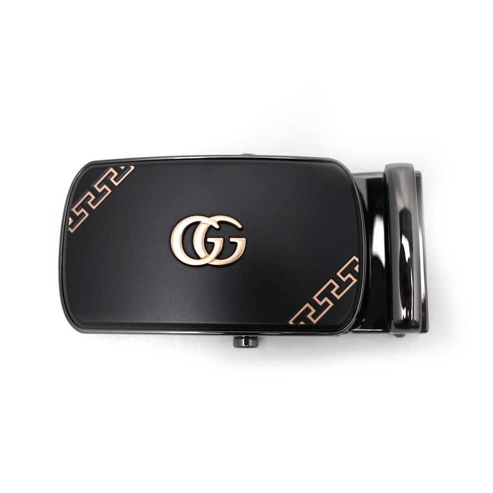 Mặt khóa thắt lưng nam, đầu khóa lăn cao cấp màu đen nhám sang trọng L255D