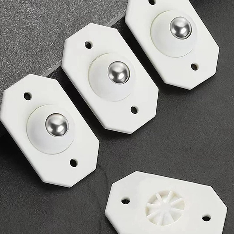 Set 8 Bánh Xe Ròng Rọc Mini Tự Dính Xoay 360 Độ