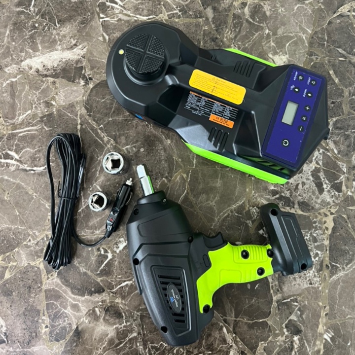 Bộ nâng kích gầm điện, kiêm máy bơm lốp và máy siết ốc ô tô đa năng 3 trong 1 ROGTZ TY-004 - HÀNG CHÍNH HÃNG